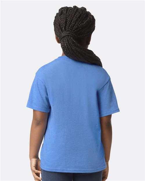 Gildan 64000B, Youth Softstyle T-shirt, Heather Royal