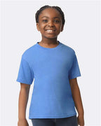 Gildan 11194, 64000b Youth Softstyle T-shirt, Heather Royal