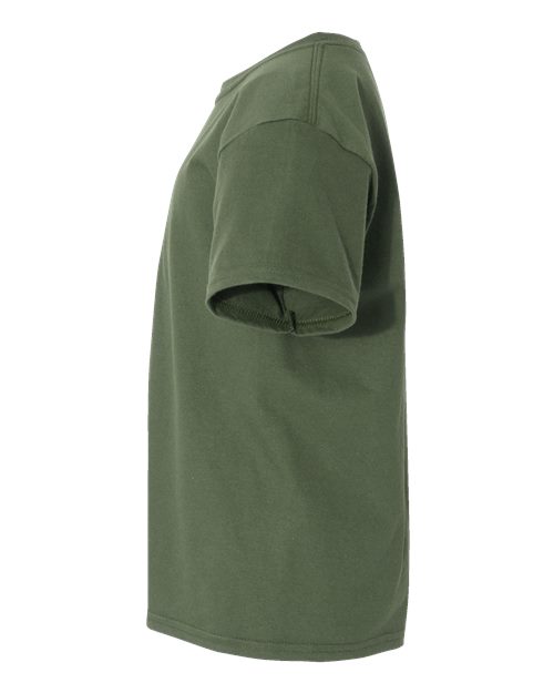Gildan 11194, 64000b Youth Softstyle T-shirt, Military Green