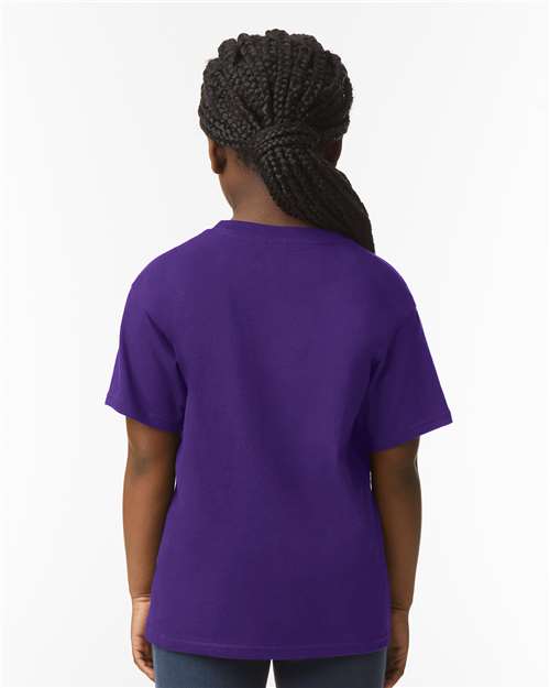Gildan 64000B, Youth Softstyle T-shirt, Purple