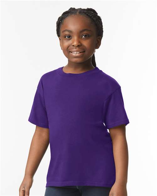 Gildan 11194, 64000b Youth Softstyle T-shirt, Purple