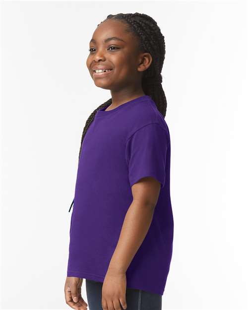 Gildan 11194, 64000b Youth Softstyle T-shirt, Purple