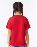 Gildan 64000B, Youth Softstyle T-shirt, Red