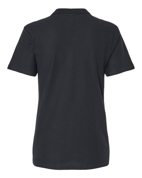 Gildan 11195, 64800l Women's Softstyle Pique Polo, Black