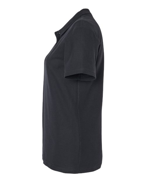 Gildan 11195, 64800l Women's Softstyle Pique Polo, Black