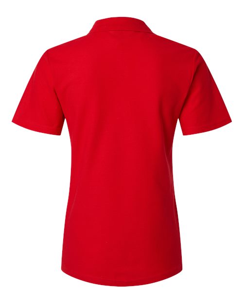 Gildan 11195, 64800l Women's Softstyle Pique Polo, Red