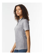 Gildan 11195, 64800l Women's Softstyle Pique Polo, Sport Grey