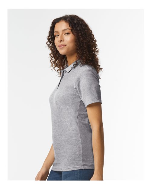 Gildan 11195, 64800l Women's Softstyle Pique Polo, Sport Grey