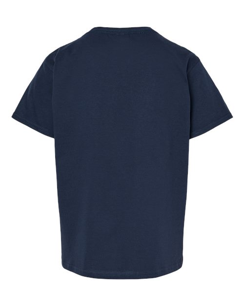 Gildan 11196, 65000b Youth Softstyle Midweight T-shirt, Navy