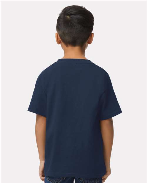 Gildan 11196, 65000b Youth Softstyle Midweight T-shirt, Navy