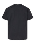 Gildan 11196, 65000b Youth Softstyle Midweight T-shirt, Pitch Black
