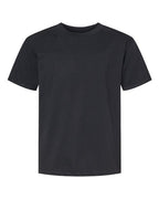 Gildan 11196, 65000b Youth Softstyle Midweight T-shirt, Pitch Black