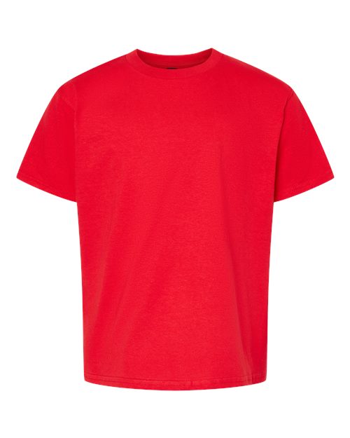 Gildan 11196, 65000b Youth Softstyle Midweight T-shirt, Red