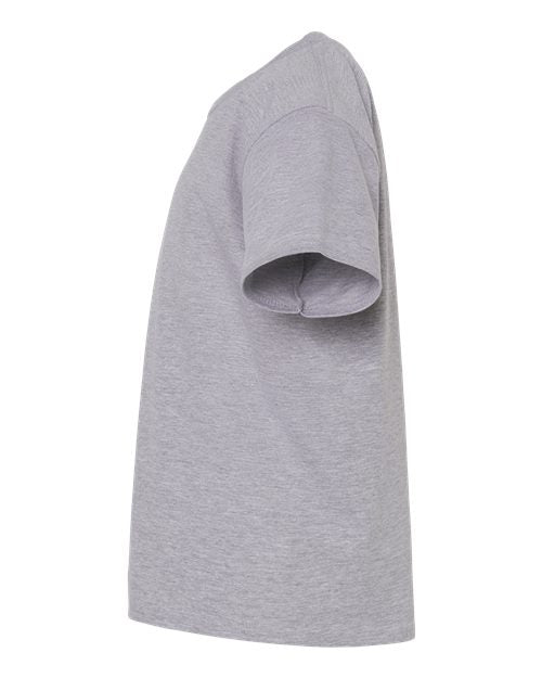 Gildan 11196, 65000b Youth Softstyle Midweight T-shirt, Sport Grey