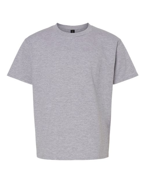 Gildan 11196, 65000b Youth Softstyle Midweight T-shirt, Sport Grey