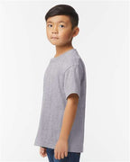 Gildan 11196, 65000b Youth Softstyle Midweight T-shirt, Sport Grey