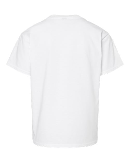 Gildan 11196, 65000b Youth Softstyle Midweight T-shirt, White