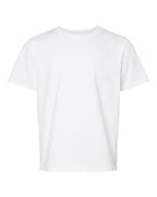 Gildan 65000B, Youth Softstyle Midweight T-shirt, White