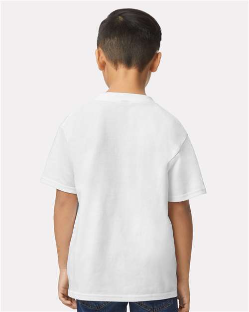 Gildan 11196, 65000b Youth Softstyle Midweight T-shirt, White