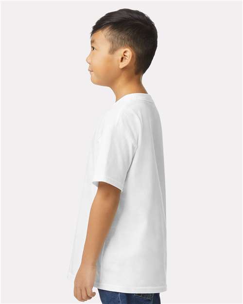 Gildan 11196, 65000b Youth Softstyle Midweight T-shirt, White