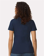 Gildan 65000L, Women's Softstyle Midweight T-shirt, Navy