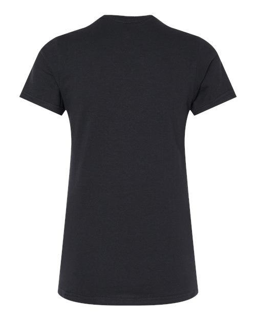 Gildan 11197, 65000l Women's Softstyle Midweight T-shirt, Pitch Black