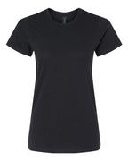 Gildan 11197, 65000l Women's Softstyle Midweight T-shirt, Pitch Black