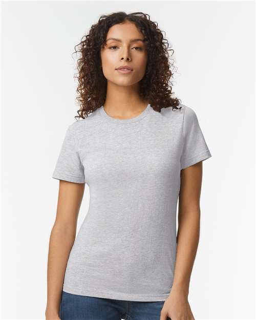 Gildan 11197, 65000l Women's Softstyle Midweight T-shirt, Sport Grey