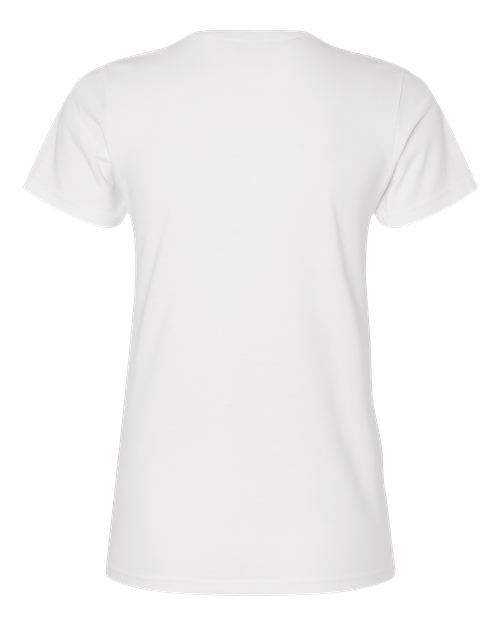 Gildan 65000L, Women's Softstyle Midweight T-shirt, White