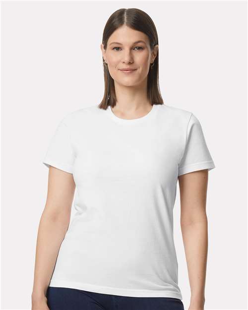 Gildan 11197, 65000l Women's Softstyle Midweight T-shirt, White