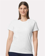 Gildan 11197, 65000l Women's Softstyle Midweight T-shirt, White