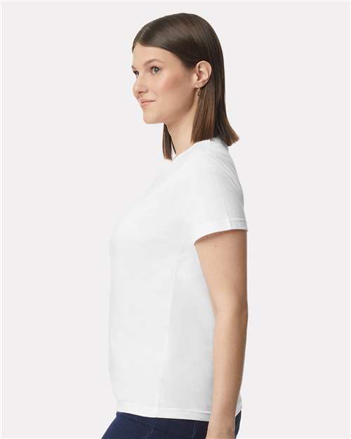 Gildan 11197, 65000l Women's Softstyle Midweight T-shirt, White