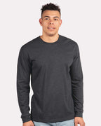 Next Level 6211, T-Shirts - Long Sleeve, Charcoal