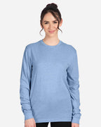 Next Level 6211, T-Shirts - Long Sleeve, Heather Columbia Blue