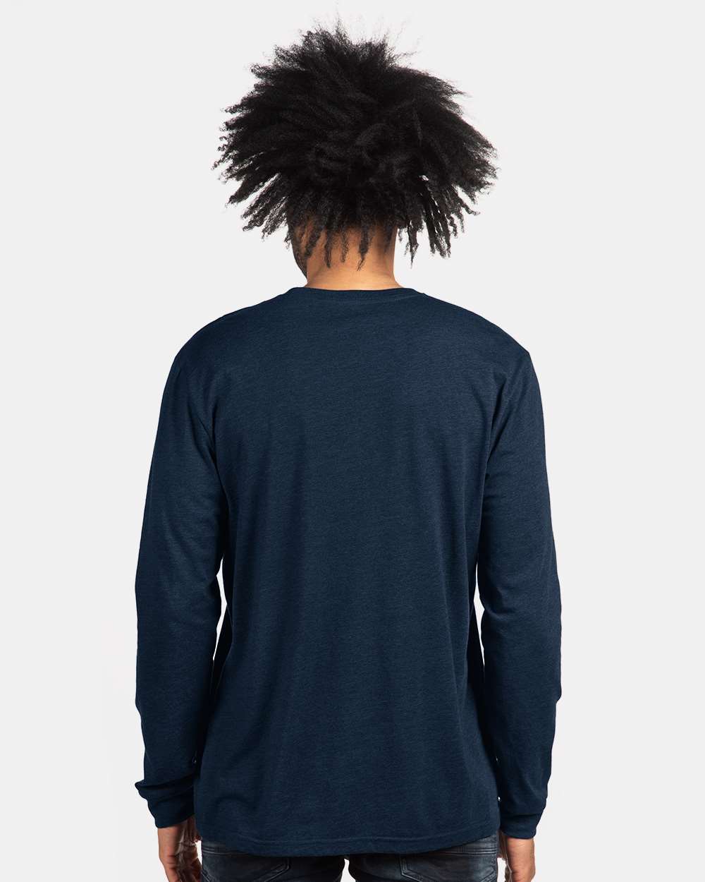 Next Level 6211, T-Shirts - Long Sleeve, Midnight Navy