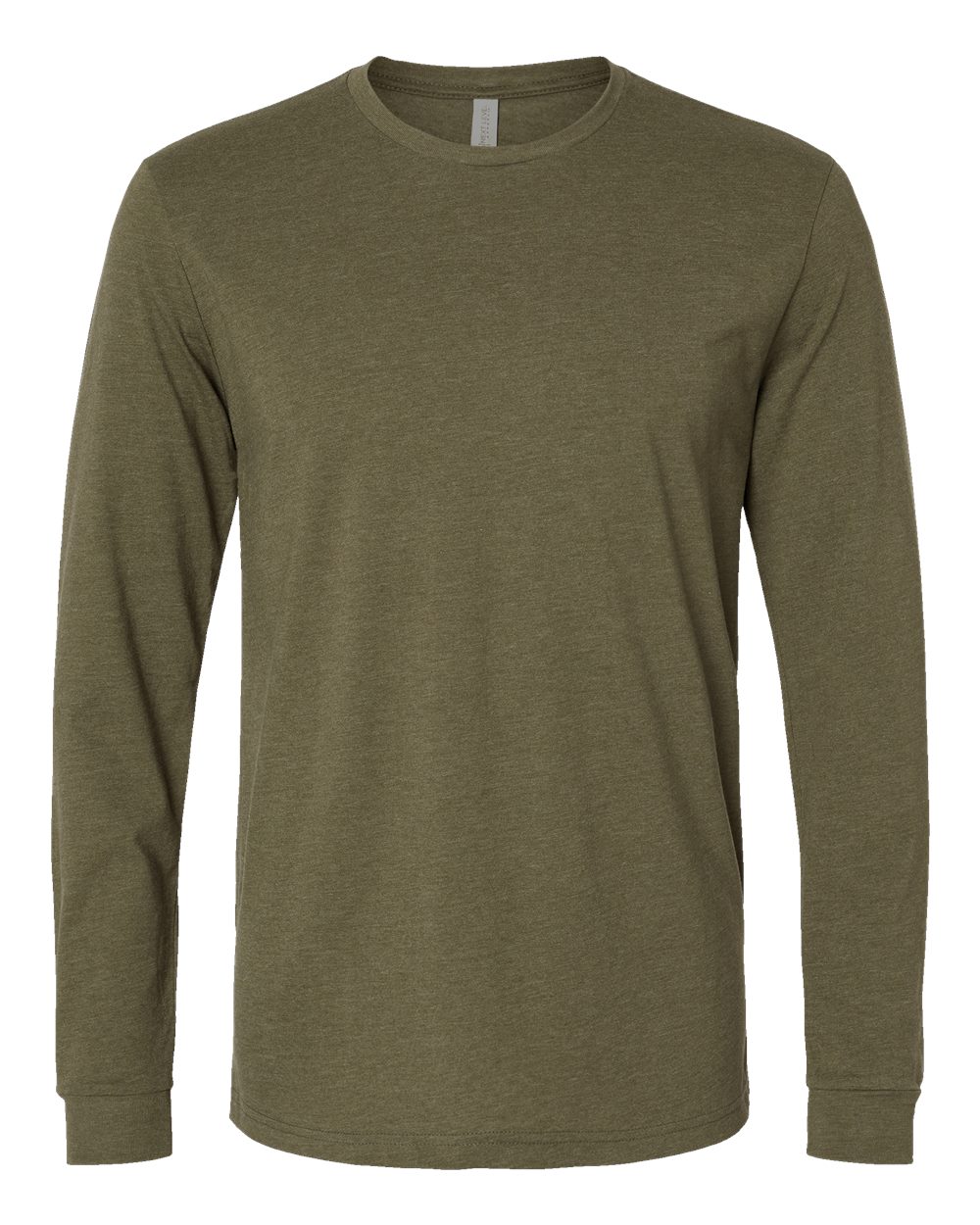 Next Level 6211, T-Shirts - Long Sleeve, Military Green