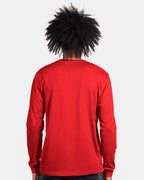 Next Level 6211, T-Shirts - Long Sleeve, Red