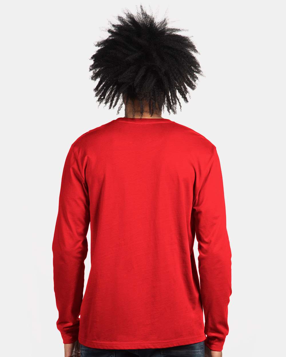 Next Level 6211, T-Shirts - Long Sleeve, Red