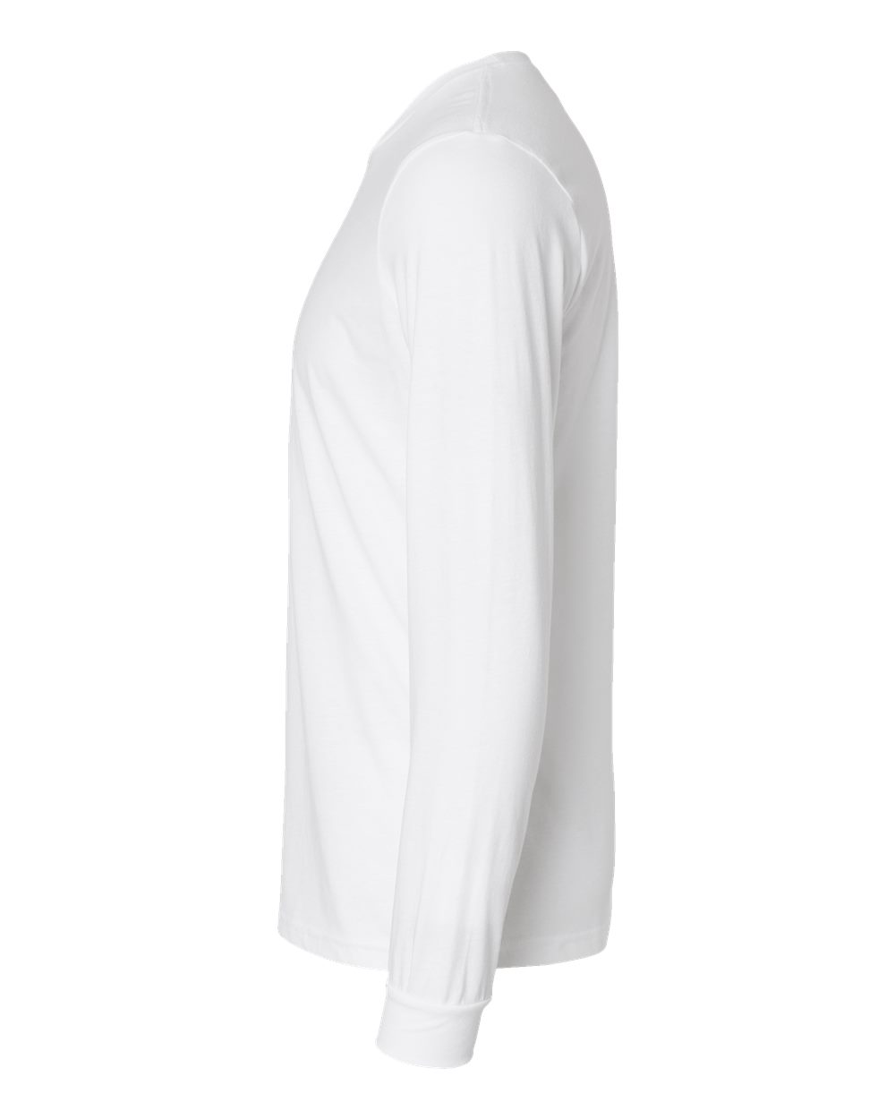 Next Level 6211, T-Shirts - Long Sleeve, White