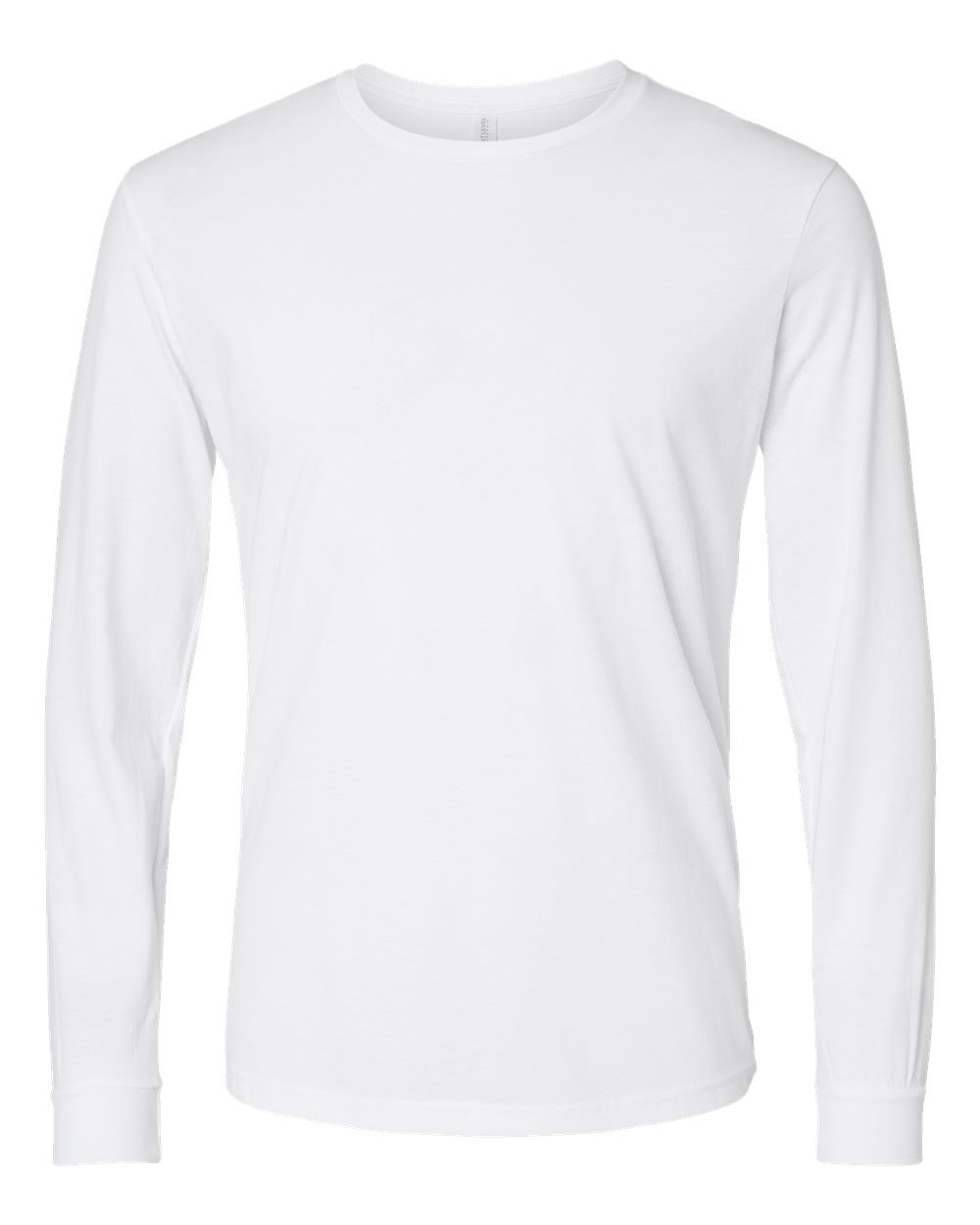 Next Level 6211, T-Shirts - Long Sleeve, White