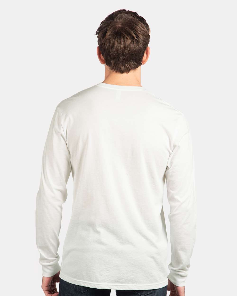 Next Level 6211, T-Shirts - Long Sleeve, White