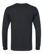 BELLA + CANVAS 3501CVC, T-Shirts - Long Sleeve, Solid Black Blend
