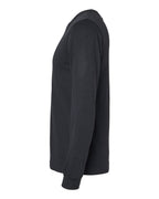 BELLA + CANVAS 3501CVC, T-Shirts - Long Sleeve, Solid Black Blend
