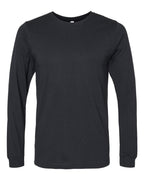 BELLA + CANVAS 3501CVC, T-Shirts - Long Sleeve, Solid Black Blend