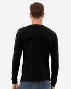 BELLA + CANVAS 3501CVC, T-Shirts - Long Sleeve, Solid Black Blend