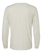 BELLA + CANVAS 3513, T-Shirts - Long Sleeve, Oatmeal Triblend