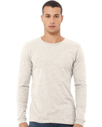 BELLA + CANVAS 3513, T-Shirts - Long Sleeve, Oatmeal Triblend