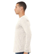 BELLA + CANVAS 3513, T-Shirts - Long Sleeve, Oatmeal Triblend