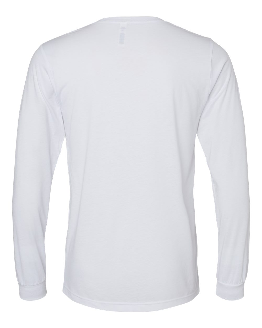 BELLA + CANVAS 3513, T-Shirts - Long Sleeve, Solid White Triblend