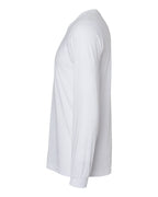 BELLA + CANVAS 3513, T-Shirts - Long Sleeve, Solid White Triblend